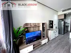 Furnished Studio | Binghatti Crystals | Balcony &amp; Street View