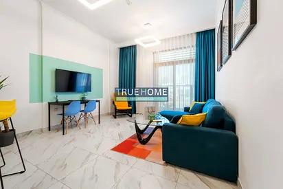 Modern 1BR Apartment |Prime Location in JVC| Pool View
