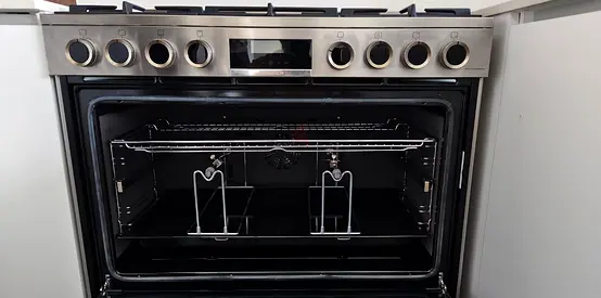 Bosch Stainless Steel 90cm Gas Range Cooker with Oven - Good Working Condition