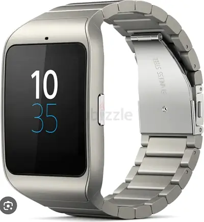 Sony SmartWatch 3 SWR50 Silver Stainless Steel super rare with all original replacement bands