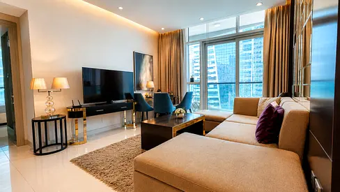 Elegant Furnished 2BR Hotel Apartment | Upper Crest | Walking Distance to Dubai Mall