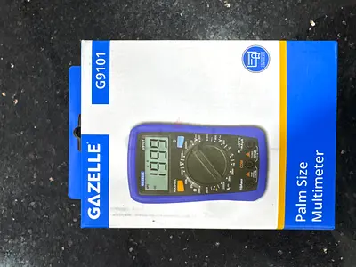 Brand new Gazelle G9101 Palm Size Digital Multimeter in original packaging