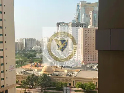 ارخص سعر غرفتين وصالة مع بلكونة باطلالة مدينة مفتوحة و تكيف مجانا على المالك و باركين مجانا و خزائن بالحائط بالقرب من قناة القصباء