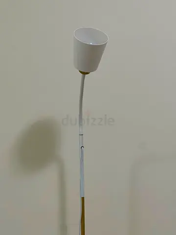 White  Gold Adjustable Floor Lamp - Minimal Design (careempay/ bank transfer only)