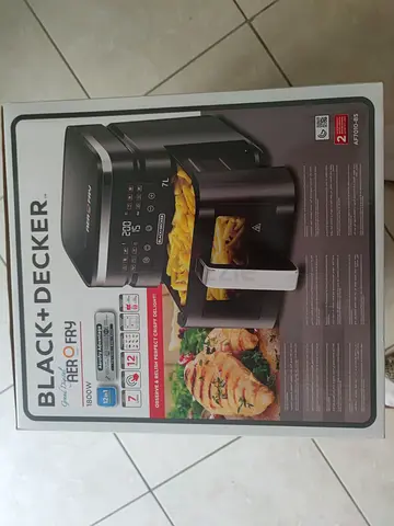 Black+Decker 7L Air Fryer - 1800W, AF AF7010-B5 Digital, 7 Presets (Boxed)