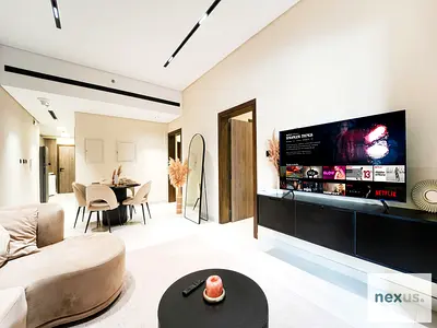 Modern 2BR Apartment in Marwa Heights | Pool & Gym