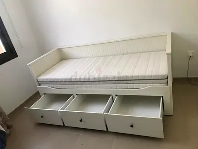 IKEA hemnes daybed frame with two IKEA mattress  Available in excellent condition  Size 80_200cm the