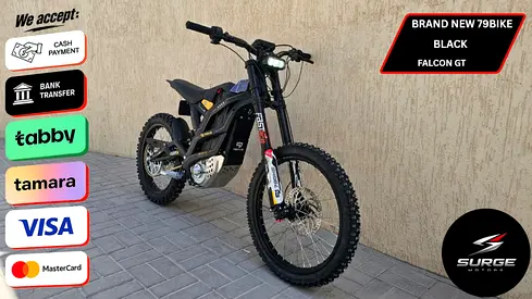 SURRON BRAND NEW BLACK 79 BIKE FALCON GT WITH YEAR 1 WARRANTY FOR SALE