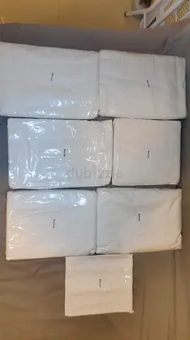 New Hotel linens set white color (one set includes1 1Duet cover,1Bed sheet,2Bath towels,Hand towel,e