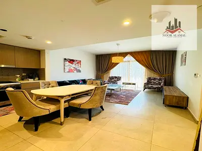 الشارقه الممزر  جزيره مريم غرفه وصاله مساحه كبيره اول ساكن فرش فندقي السعر 5699شامل انترنت وباركن🚘 ومسبح 🏊وجيم🏋️ باسكت بول ⛹️ ومنطقه العاب اطفال