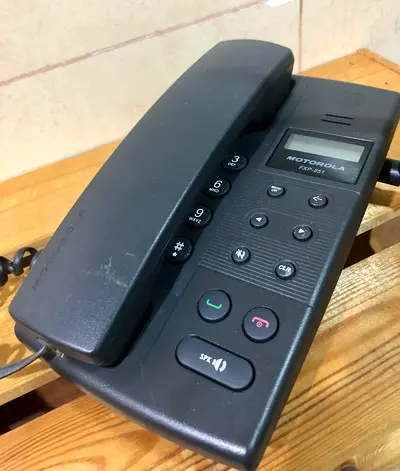 Motorola FNR-35 Corded Office Phone - Good Working Condition
