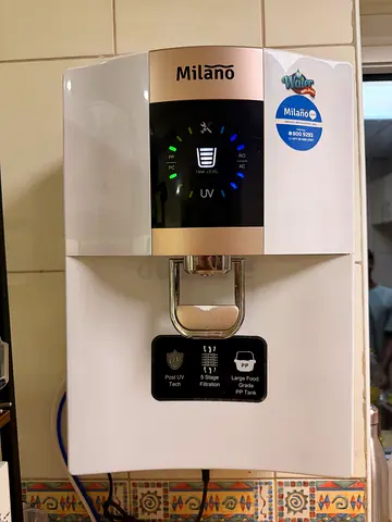Milano RO+UV Water Purifier (White) - Compact wallmount