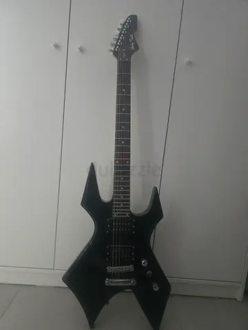 Electric guitar black