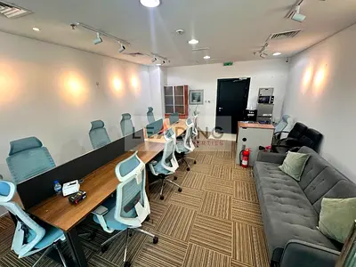 A premium fitted and furnished office space available for lease
