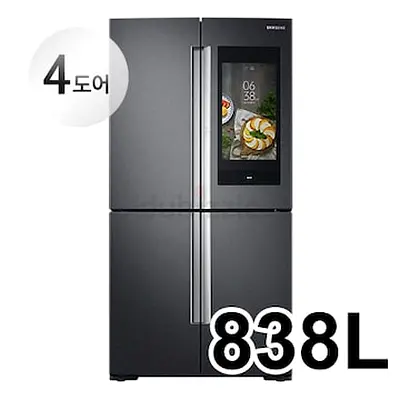 Samsung 838L 4-Door Refrigerator - Family Size, Smart Touch Screen