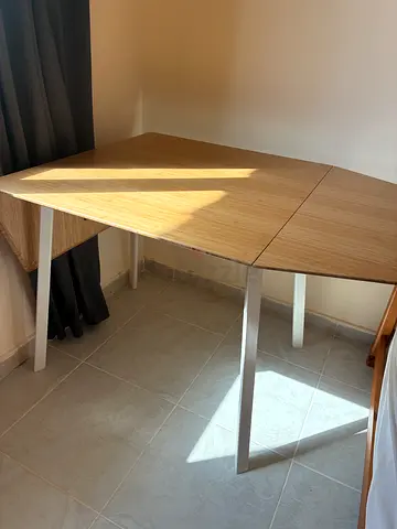 Bamboo foldable table