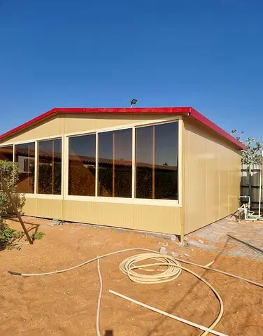 Prebuilt Portable Site Office Cabin with Large Windows