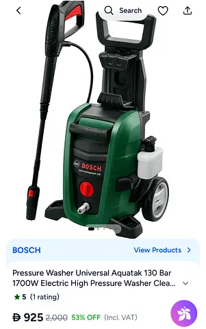 Pressure Washer Bosch