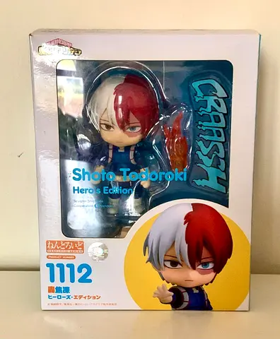 Original My Hero Academia Shoto Todoroki Nendoroid figurine.
