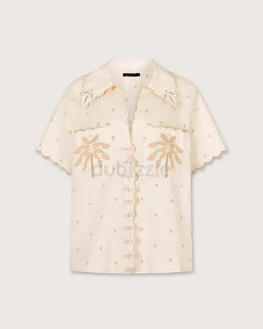Magali Pascal Palmiere Cutwork Embroidery Shirt