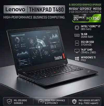 LENOVO THINKPAD (Core i7 NVADIA GRAPHICS) TOUCH SCREEN 16GB RAM 512GB SSD
