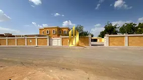Villa for sale in Al Qarain 2, Sharjah. Excellent location, second plot from the main road, facing