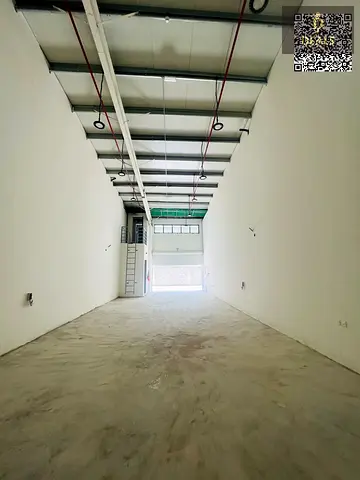 Brand New Ground Floor Warehouse for Rent | 1,200 Sq. Ft. | 15 kW Power | Al Jurf, Ajman