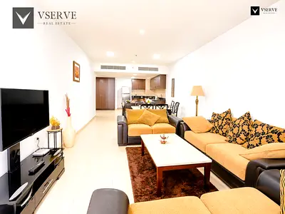Spacious 1BR | Fully Furnished | Sea View