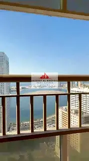 Two bedrooms and a living room in Al Taawun, excellent