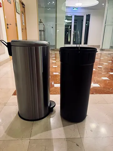 Stainless Steel Step Bin with Inner Black Plastic Liner (50L)