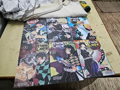 demon slayer manga vol 1 to 6