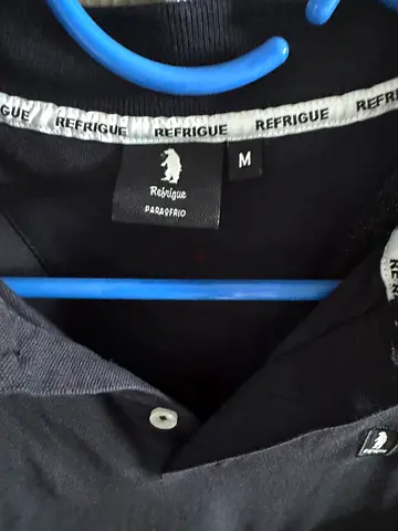 Refrigue black polo shirt size M - good condition