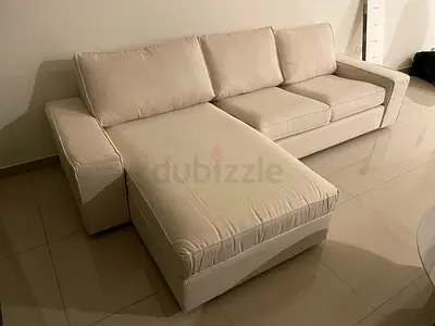 IKEA Kivik L Shape Sofa Beige