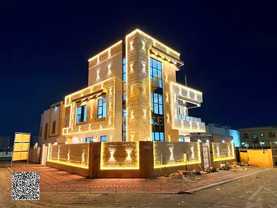 Luxury Villa for Sale in Al Helio 2, Ajman | 5 Master Bedrooms | Private Swimming Pool | Water & Electricity Included