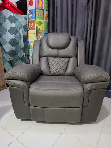 Comfortable Grey Recliner Armchair in Brand new Condition