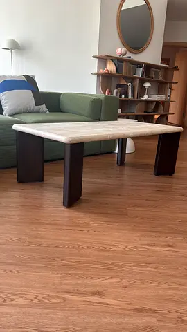 Italian Travertine Coffee Table