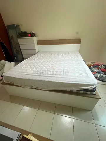 King size bed frame and dresser