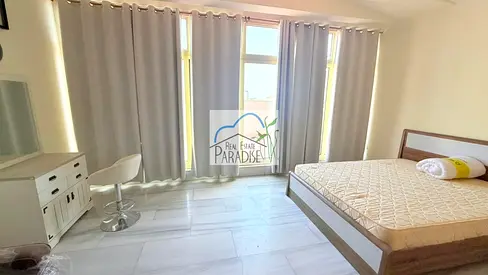 available fully furnished 5 bedrooms all attached bathrooms for company staff/kitchen equipped/ elevator/covered parking/ ready to move in Jumeirah 1
