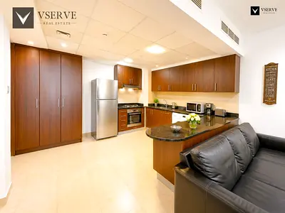 Spacious 1BR | Fully Furnished | Sea View