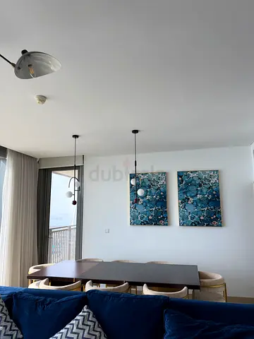 Modern dinning room table and chairs
