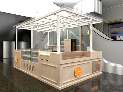 Luxury kiosk model