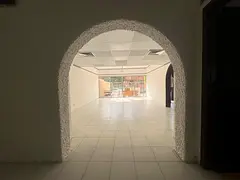 Annual villa for rent in Sharqan: 4 bedrooms, 1 master, living room, majlis, built-in wardrobes, and