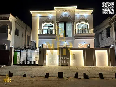 الفرصة السكنية النادرة – فيلا فاخرة مع روف في الحليو 2 – عجمان | 5 غرف نوم ماستر | مجلس وصالتين | بسعر شامل | تصميم مودرن ومساحة 3100 قدم امتلك فيلا ف