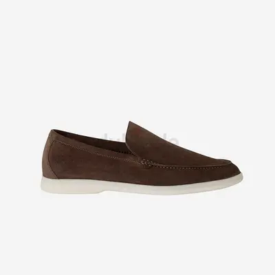 LORO PIANA Summer Walk Mocassin Suede With Calfskin Lining