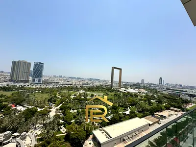 zabeel park facing fram facing bright unit 1bhk amazing layout high floor