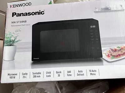 Panasonic NN-ST34NB 25L Microwave Oven (900W) - Black