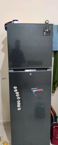 Used double-door compact refrigerator - good working condition