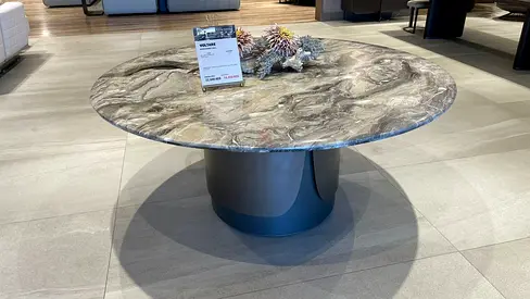 Brand New. Still in packaging. Modern Marble Top Round Dining Table