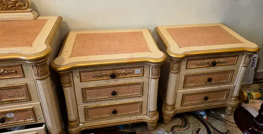 Luxury king bedroom set from PAN HOME. Original price was AED 6,995.