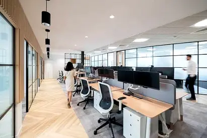 Full Turnkey Office Fitout | Design | Joinery | Flooring | Gypsum | MEP | Glass Partition